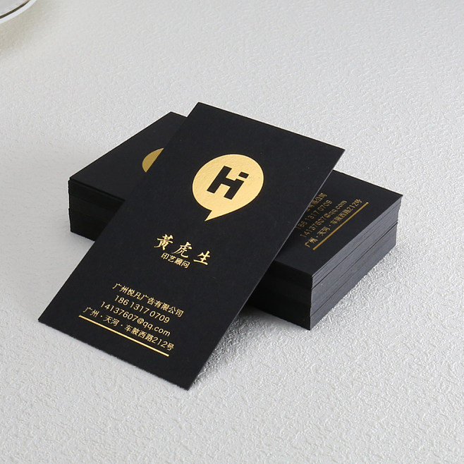 商务个性名片设计 烫金、凹凸与压痕的高定艺术